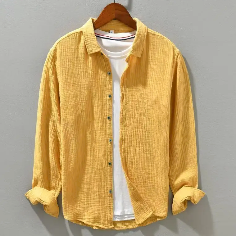 Elegant Soft Cotton-Like Silk Shirt - Montaracrest